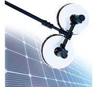 ZHANGGL Brushless Solar Panel Cleaning Machine,3.5 m 5.5 m 7.5 m,Double Head Automatic Glass Washing Equipment,60 cm Cleaning Width,Wired-5.5m/18ft