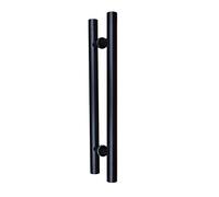 ZHANGGL Door Handles, Heavy-Duty Commercial Grade Round Tube Sliding Door Glass Frame Door Push-Pull Handle