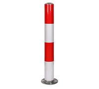 ZHANGGL Fold Down Security Post Parking Barriers Foldable, Warning Column,Parking Bollard Thick Iron Pole Block Car Crash Highway Pile Road Signs Parking Facilities (B)