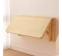ZHANGGL Foldable Wall Table - Space-Saving Desk for Bedroom - Creative Wall-Mounted Computer Table - Compact Folding Bureau for Small Spaces - Versatile and Stylish Solution