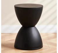 ZHANGGL Foot Stool,Foot Stool Creative Ottoman Stool,Simple Nordic Style,Multi Purpose for Living Room,Bedroom,Kitchen Bathroom(Size:42x30cm/16.5x11.8inch,Color:Black)