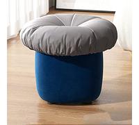 ZHANGGL Foot Stool,Modern Round Foot Stool Ottoman, Vanity Stool, Modern Pouf Ottoman Footrest Makeup Chair Foot Stool Under Desk, Decorative Floor Seat for Makeup Room, Bedroom,