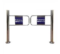 ZHANGGL Heavy Duty Automatic Swing Gate for Supermarkets & Libraries - One-Way Security Access Door, Commercial Grade Stainless Steel Hand Push Entrance (50x97 cm) - Durable Acce