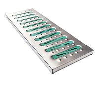 ZHANGGL Linear Shower Drain Cover Channel Drainage Grating Gutter, Trench Cover Drain Strainers Plate Grid for Balcony Kitchen Bathroom Garage, Outdoor Garden Anti-clogging Rainw