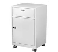 ZHANGGL Metal Vertical File Cabinet With Lockable Storage Nizer For Home Office School Garage Multi Purpose Tool Chest Medicine Cabinet Rolling Printer Stand(White-Password Lock)