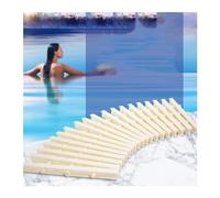 ZHANGGL Plastic Grates, Bathroom Bathhouse Drainage Grate, Plastic Grate Panel, Sewer Cover Grates, Channel Drain Grate For Garden, Garage, Driveway (Color : 9.8x39.3in, Size : 1