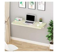 ZHANGGL Space Saving Wall Mounted Folding Table 60x50cm Study Desk with Accessories Adjustable Hanging Shelf Brackets Compact Computer Desk for Home Office