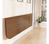 ZHANGGL SpaceSaving Wall Mounted Folding Table Versatile Fold Down Desk for Small Areas Office Kitchen Dining Home Bar Workbench (Walnut Finish 100x40cm)
