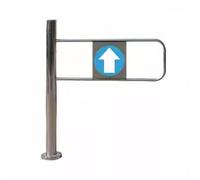 ZHANGGL Spring Loaded Stainless Steel Safety Swing Gate for Supermarkets Libraries & Stores - 60cm/24in Entrance Barrier Gate for Enhanced Security & Easy Access
