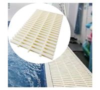 ZHANGGL Swimming Pool Drainage Overflow Grate, Bathroom Bathhouse Floor Drain Grille Strainer, Durable Channel Grate Cover, Can Be Spliced (Color : 30x100cm, Size : 10pcs)