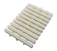 ZHANGGL Swimming Pool Drainage Overflow Grate, Drainage Ditch Cover, Bathroom Bathhouse Floor Drain Grille Strainer, Durable Channel Grate Cover, Can Be Spliced (Color : White(7