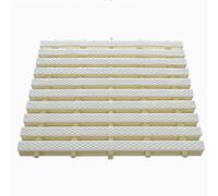 ZHANGGL Swimming Pool Drainage Overflow Grate, Drainage Ditch Cover, Bathroom Bathhouse Floor Drain Grille Strainer, Durable Channel Grate Cover, Can Be Spliced (Color : White(1