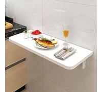 ZHANGGL Wall Mounted Folding Desk, Fold Down Desk Drop Leaf Table, Laundry Folding Table, Wood Floating Desk For Wall, Foldable Computer Desk Wall Mount, Wall Desks For Small Spa