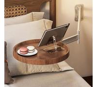 ZHANGGL Wall Mounted Folding Round Table, Space Saving Flip-Out Design for Dining, Nightstand, or Side Table