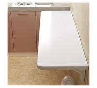 ZHANGGL Wall Mounted Folding Table - Space-Saving Wall Shelf for Home Office Garage Kitchen & Dining Room - Compact 60x25cm Design Easy to Install Stylish White Finish