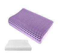 ZhangHY TPE Pillow Latex Adult Single Pillow Breathable Air Layer Pressureless Pillow With Cotton Cover Neck Pillow Washable Inserts