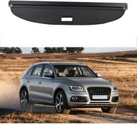 ZHANGJF Car Retractable Rear Trunk Parcel Shelf For Audi Q5 2010-2019, Car Security Cargo Cover Boot Replacement Shield Cargo