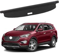 ZHANGJF Car Retractable Rear Trunk Parcel Shelf For Hyundai Santa Fe 2013-2016, Car Security Cargo Cover Boot Replacement Shield Cargo
