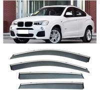 ZHANGJF Wind Deflectors for BMW X4 2014-2017, Rain Guards Window Visor Side Visors Window Deflectors Side Shatterproof Sun Visor