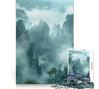 Zhangjiajie National Park Adults Puzzles 1000 Piece Jigsaws Brain Development Leisure Activity Clean Join Joyful Xmas (50x75cm)