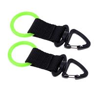 ZhangJJJJJJJ 2 Pcs Scuba Octopus Mouthpiece Holder, Silicone Octopus Holder for Scuba Diving, with Spring Clip, for Divers and Snorkelers (Green)