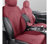 ZhangJW Car Seat Covers Full Set for 5 Seats for Audi A6 C8 Kombi Avant 2018-2024, Luxury Leather Car Seat Cushion, Airbag Compatible