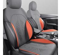 ZhangJW Car Seat Covers Full Set for 5 Seats for Audi Q3 II F3 2018-2024, Luxury Leather Car Seat Cushion, Airbag Compatible