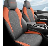 ZhangJW Car Seat Covers Full Set for 5 Seats for BYD ATTO 3 2022-2025, Luxury Leather Car Seat Cushion, Airbag Compatible