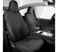 ZhangJW Car Seat Covers Full Set for 5 Seats for Tesla Model Y 2024 2025, Luxury Leather Car Seat Cushion, Airbag Compatible