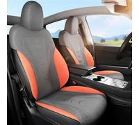 ZhangJW Car Seat Covers Full Set for 5 Seats for Tesla Model Y 2024 2025, Luxury Leather Car Seat Cushion, Airbag Compatible