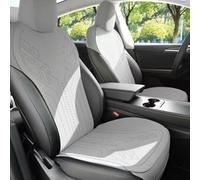 ZhangJW Car Seat Covers Full Set for 5 Seats for Tesla Model Y Juniper 2025 2026, Luxury Leather Car Seat Cushion, Airbag Compatible