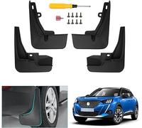 ZhangJW Mud Flaps Splash Guards Fenders No Drilling No Tape Protector Mudguards for Peugeot 2008 e-2008 GT Line 2020-2024 2025(Set of 4)