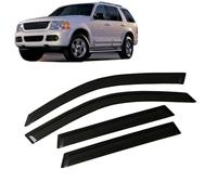 ZhangJW Wind Deflectors Set for Ford Explorer 2002-2005,Car Side Window Ventilated Visors Rain Guards Accessories 4pc