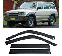 ZhangJW Wind Deflectors Set for Toyota Land Cruiser J80 1991-1997,Car Side Window Ventilated Visors Rain Guards Accessories 4pc