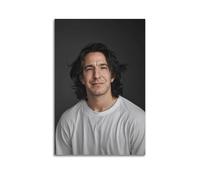 ZHANGLINGG Alan Rickman Poster Wall Art Canvas Aesthetic Music And Movie Decoration Living Room Bedroom 12x18inch(30x45cm) Unframe-style