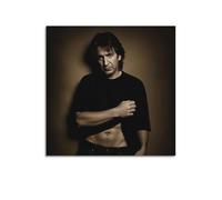 ZHANGLINGG Alan Rickman Poster Wall Art Canvas Aesthetic Music And Movie Decoration Living Room Bedroom 16x16inch(40x40cm) Unframe-style