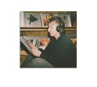 ZHANGLINGG Alan Rickman Poster Wall Art Canvas Aesthetic Music And Movie Decoration Living Room Bedroom 16x16inch(40x40cm) Unframe-style