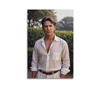 ZHANGLINGG Alan Rickman Poster Wall Art Canvas Aesthetic Music And Movie Decoration Living Room Bedroom 12x18inch(30x45cm) Unframe-style