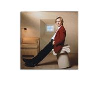 ZHANGLINGG Alan Rickman Poster Wall Art Canvas Aesthetic Music And Movie Decoration Living Room Bedroom 20x20inch(50x50cm) Unframe-style