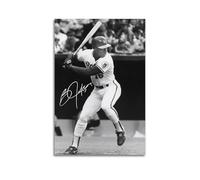 ZHANGLINGG Bo Jackson Poster Wall Art Canvas Aesthetic Music And Movie Decoration Living Room Bedroom 08x12inch(20x30cm) Unframe-style