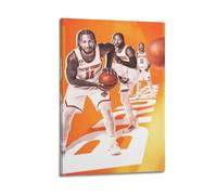 ZHANGLINGG Jalen Brunson Wall Art Canvas Aesthetic Music And Movie Decoration Living Room Bedroom 08x12inch(20x30cm) Frame-style
