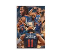 ZHANGLINGG Jalen Brunson Wall Art Canvas Aesthetic Music And Movie Decoration Living Room Bedroom 16x24inch(40x60cm) Unframe-style