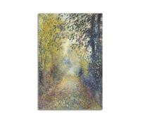 ZHANGLINGG Pierre-Auguste Renoir Painter Works《In The Woods》 Wall Art Canvas Aesthetic Music And Movie Decoration Living Room Bedroom 16x24inch(40x60cm) Unframe-style