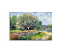 ZHANGLINGG Pierre Auguste Renoir The Chestnut Chestnut Tree Poster Wall Art Canvas Aesthetic Music And Movie Decoration Living Room Bedroom 16x24inch(40x60cm) Unframe-style