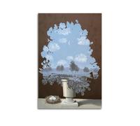 ZHANGLINGG Rene Magritte ArtWork - The Land of Miracles Print Poster Wall Art Canvas Aesthetic Music And Movie Decoration Living Room Bedroom 08x12inch(20x30cm) Unframe-style