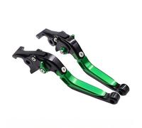 Zhanglvz Motorcycle Brake Clutch Lever for SYM for Husky for MMBCU | For JETX125 150 For Joymax For Z300 For Cruisym 300 150 Motorcycle Folding Handle Brake Lever(Black Green Black)
