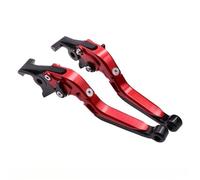 Zhanglvz Motorcycle Brake Clutch Lever for SYM for Husky for MMBCU | For JETX125 150 For Joymax For Z300 For Cruisym 300 150 Motorcycle Folding Handle Brake Lever(Red Red Black)
