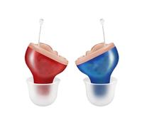 ZHANGMIN Mini Sound Amplifier for Adults, Mini CIC Inner-Ear Personal Device for Adults And Seniors, for TV and Talking, with Portable Case