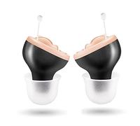 ZHANGMIN Premium Sound Amplifier for Adults, Mini CIC Inner-Ear Personal Device, Include Right and Left, for TV and Talking, with Portable Case (Color : A)
