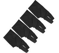 Zhangpu 4pcs Snooker Billiard Cue Gloves for Enhanced Stroke Accuracy for Men and Women, Polyurethane Fiber Material, Ideal for Billiards Sport